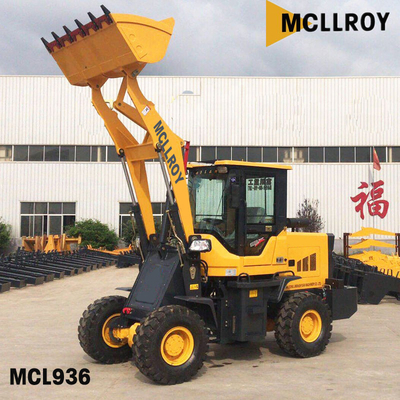 2.5 Ton Front Wheel Loader Machine Compact With 65kw 88hp Power