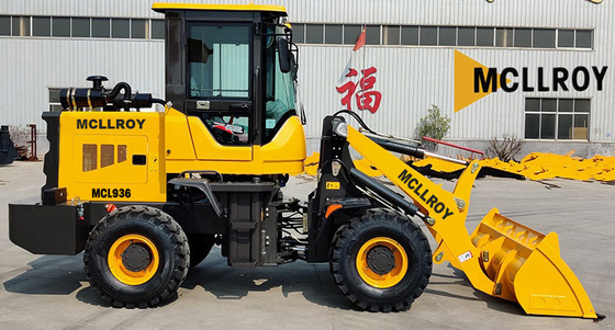 2.5 Ton Front Wheel Loader Machine Compact With 65kw 88hp Power