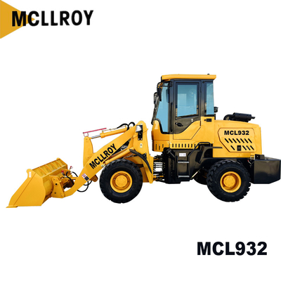 ISO9001 2 Ton Wheel Loader , Compact Loading Shovel 1800kg Rated Load
