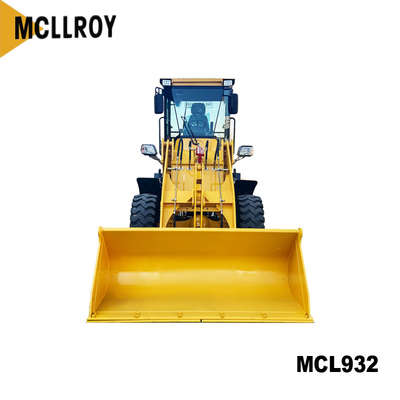 ISO9001 2 Ton Wheel Loader , Compact Loading Shovel 1800kg Rated Load