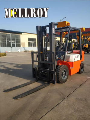 Industrial Diesel Powered Forklift 2 Ton Rate Load 6000mm Lifting Height