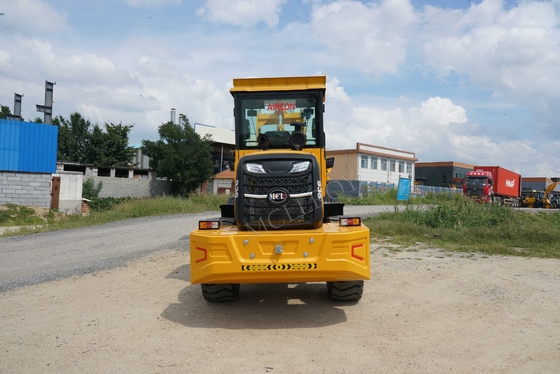 Middle Hub 2.5 Ton Wheel Loader Articulated And Hydraulic Unloading
