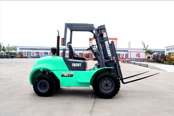 Long Battery Life Interal Combustion Terrain adaptability Forklift Truck Wheel Track 1250/1205 Mm