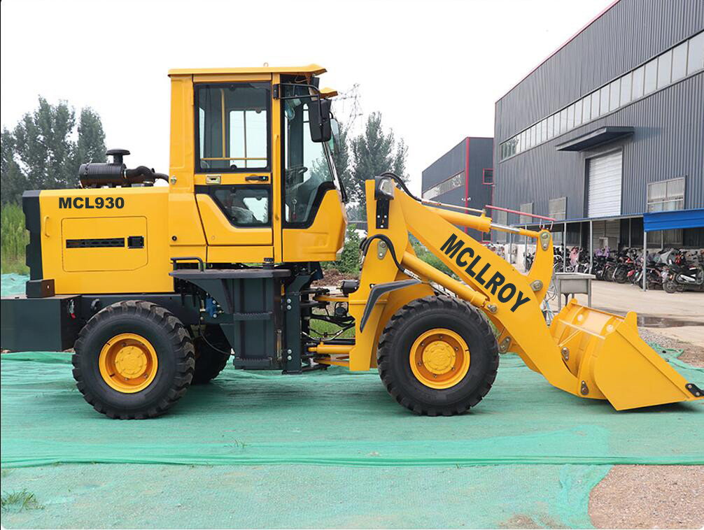 Multifunction Mini 1.5 Ton Wheel Loader 3200mm Dumping Height