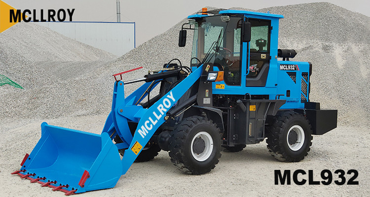 Small Four Wheel Drive Loader Compact Articulated 79hp 58kw Power
