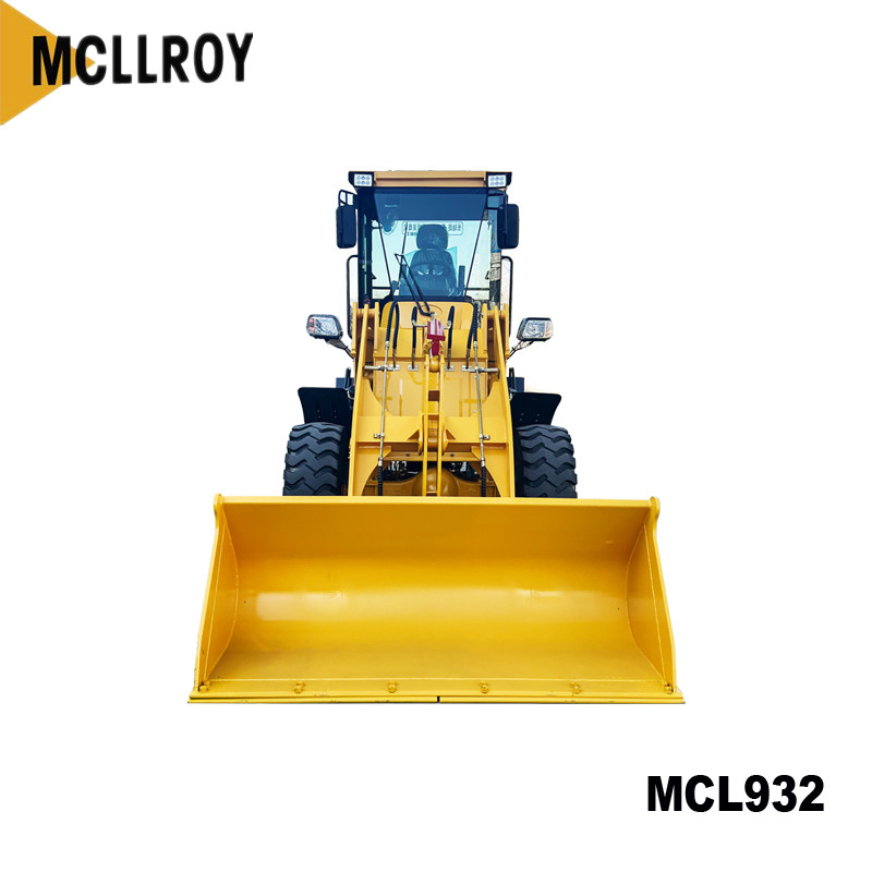 ISO9001 2 Ton Wheel Loader , Compact Loading Shovel 1800kg Rated Load