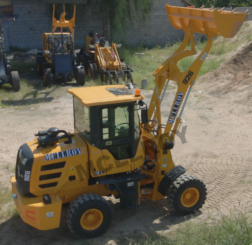 Small Front  Wheel Loader Machine Rate Load 1500kg