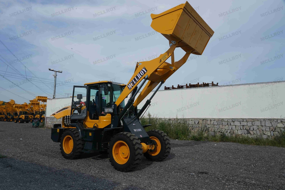 Mechanical Joystick Mini Articulated Loaders Hydraulic Unloading Capabilities