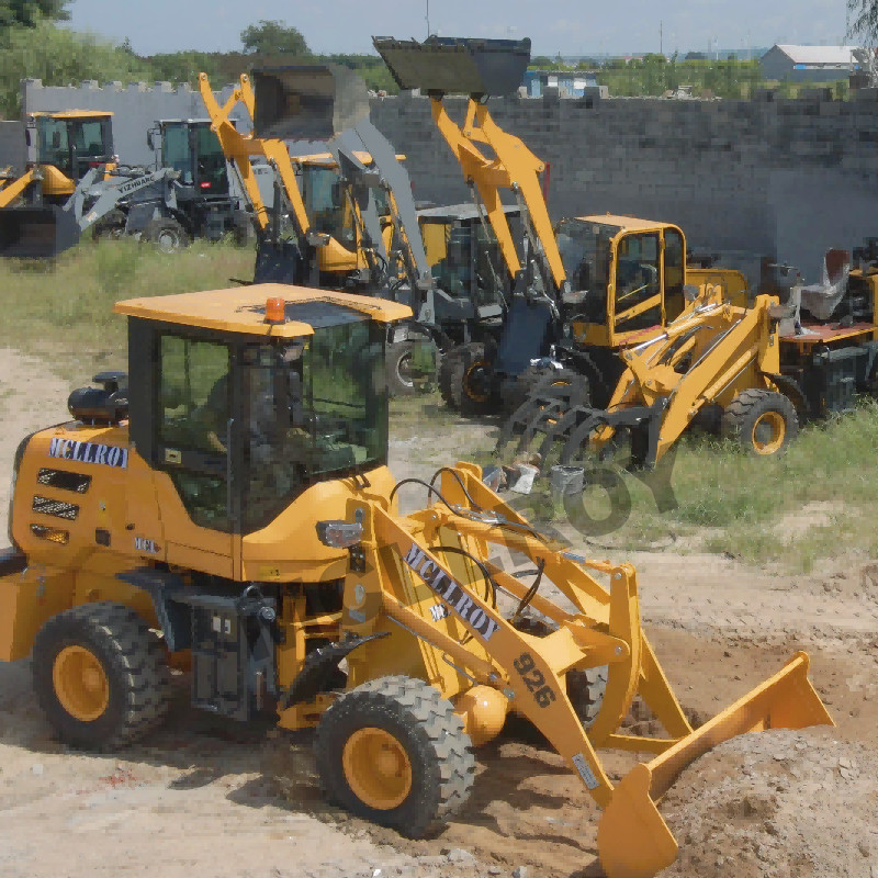 Agricultural Wheel Loader Machine Mechanical Transmission 3F+2R Gear Box 1500kg Rated Load