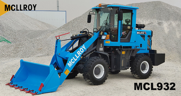Small Four Wheel Drive Loader Compact Articulated 79hp 58kw Power