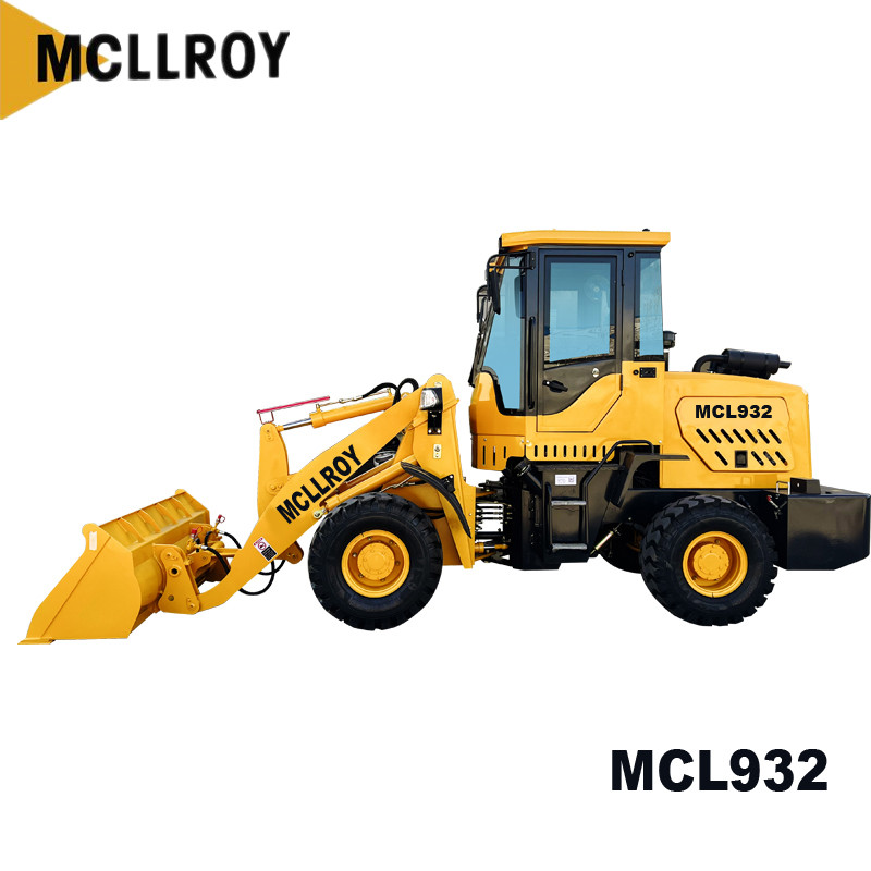 ISO9001 2 Ton Wheel Loader , Compact Loading Shovel 1800kg Rated Load