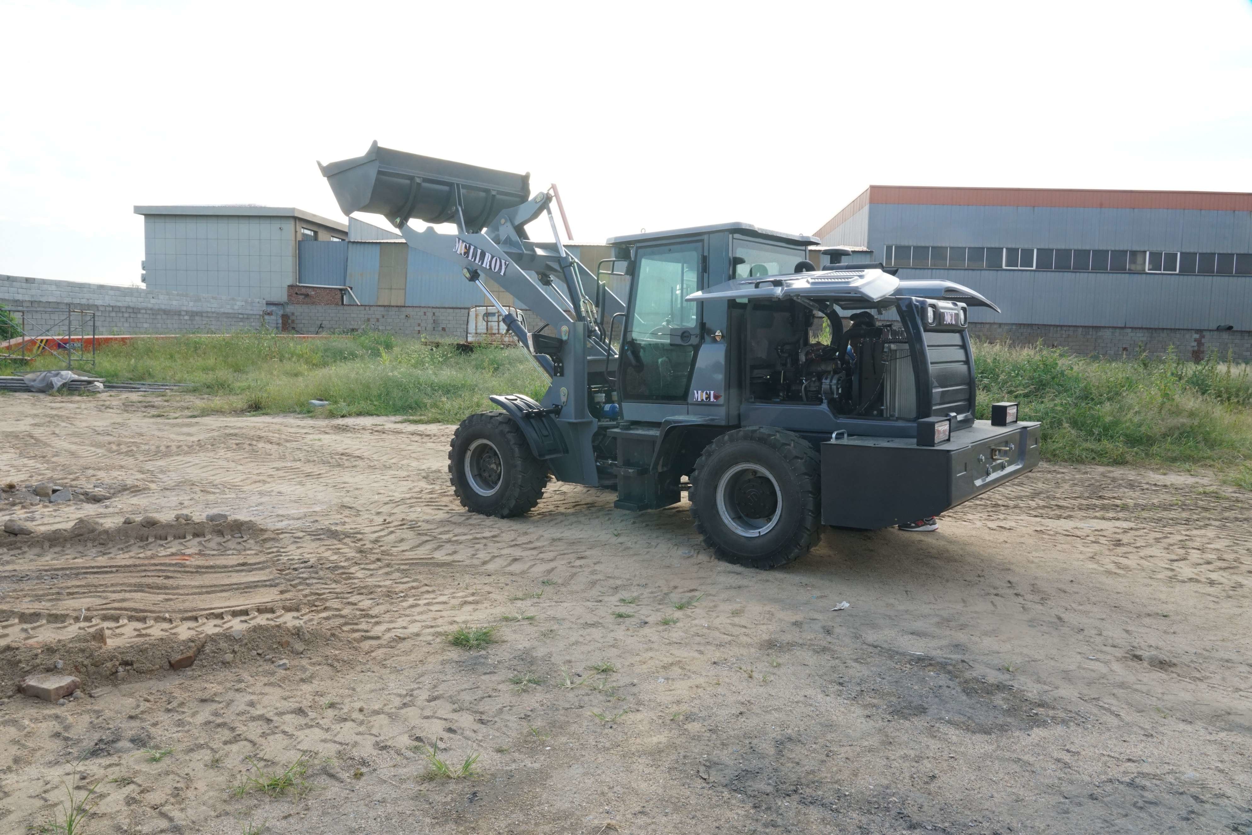 0.2m3 Front End Mini 918 Wheel Loader Work Load 800kg 1000kg