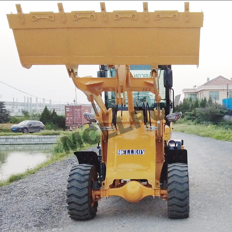 4 Wheel Drive Compact Wheel Loader Tire 20.5-16 Bucket 0.6-1.0m3