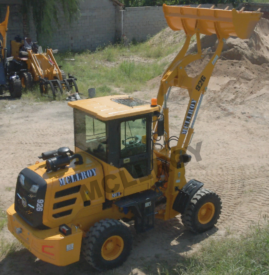 Agricultural Wheel Loader Machine Mechanical Transmission 3F+2R Gear Box 1500kg Rated Load