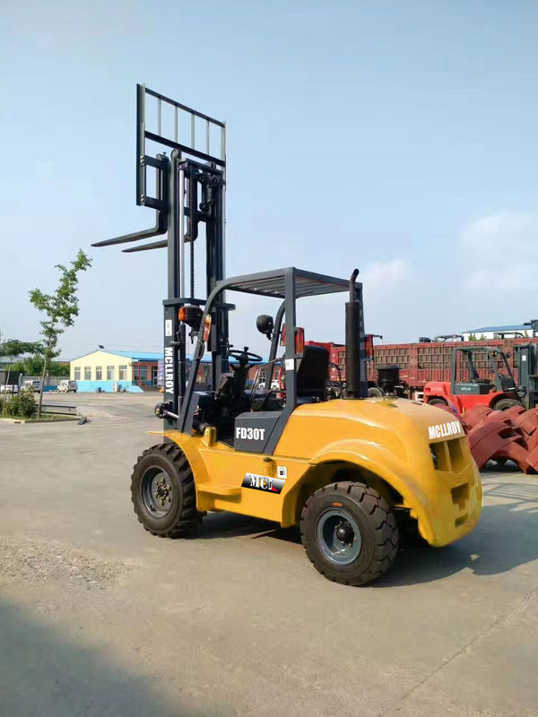 Front Tire 12-16.5-10PR Safe Handling Rough Terrain Forklift Truck Working Pressure 18.5 Mpa Powerful Forklift