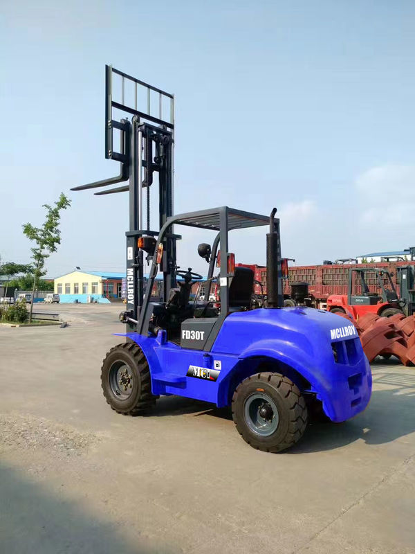 Rear Tire 12-16.5-10PR Safe Handling All-Terrain Forklift Truck Working Pressure18.5 Mpa Powerful Forklift